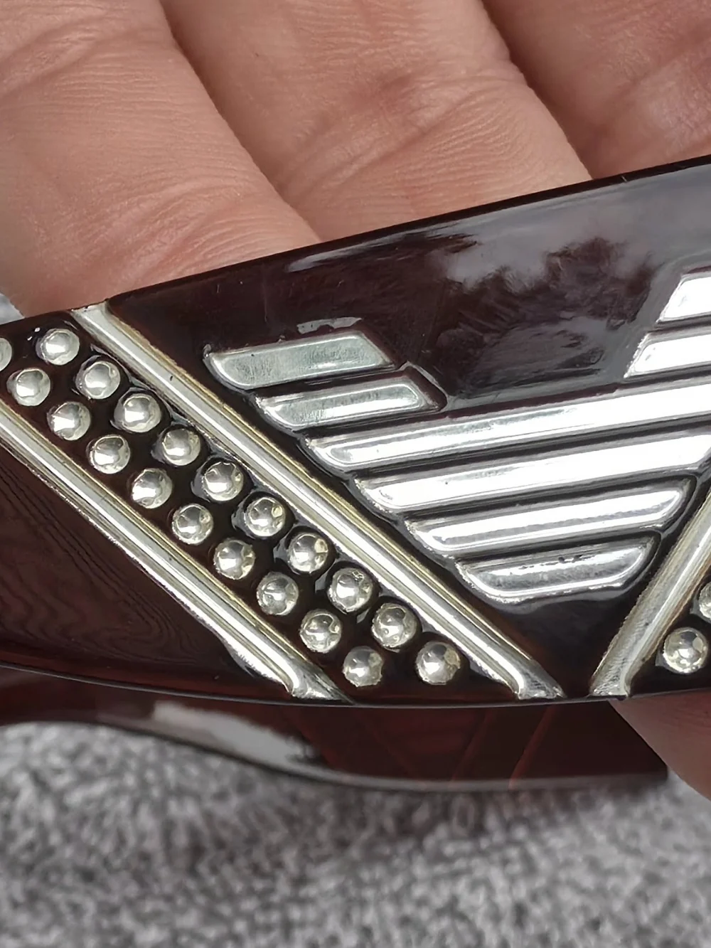 Monogram Designer Y2K Oversized Shield Sunglasses Brown Bronze Rhinestone Bling